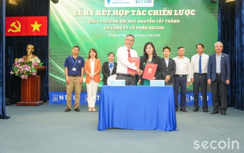 Secoin & Trường Đại học Nguyễn Tất Thành ký kết hợp tác chiến lược, thúc đẩy phát triển bền vững